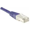 Image de Exertis Connect Câble de raccordement F/UTP, CAT.6, violet, 1.0 m Câble de raccordement avec protection contre les (F/UTP, CAT6, 1 m), Câble réseau