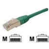 Image de deXlan - Cordon de raccordement - RJ-45 (M) pour RJ-45 (M) - 10 m - STP - CAT 6 - vert