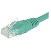 Image de Exertis Connect Câble patch, CAT.6, U/UTP, non blindé, cuivre, vert, 5,0 m de câble patch avec protection du nez (U/UTP, CAT6, 5 m), Câble réseau