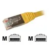 Image de deXlan - Cordon de raccordement - RJ-45 (M) pour RJ-45 (M) - 7 m - STP - CAT 6 - jaune