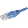 Image de Exertis Connect Câble de raccordement, CAT.6, U/UTP, non blindé, cuivre, bleu, câble de raccordement de 1,0 m avec (U/FTP, CAT6, 1 m), Câble réseau
