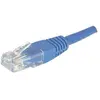 Image de Exertis Connect Câble de raccordement, CAT.6, U/UTP, non blindé, cuivre, bleu, 10.0 m câble de raccordement avec (U/UTP, CAT6, 10 m), Câble réseau