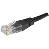 Image de Exertis Connect Câble de raccordement, CAT.6, U/UTP, non blindé, cuivre, noir, câble de raccordement de 1,0 m avec (U/UTP, CAT6, 1 m), Câble réseau