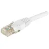 Image de Exertis Connect Câble patch, CAT.6, U/UTP, non blindé, cuivre, blanc, 2,0 m Câble patch avec protection de l'ergot (U/UTP, CAT6, 2 m), Câble réseau