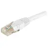 Image de Exertis Connect Câble patch, CAT.6, U/UTP, non blindé, cuivre, blanc, 7,0 m Câble patch avec protection de l'ergot (U/UTP, CAT6, 7 m), Câble réseau