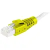 Image de Exertis Connect Douille de protection contre le pliage pour connecteur RJ45, 10 pièces, jaune Pour positionner la, Réseau : accessoires