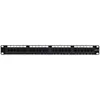 Image de Exertis Connect Panneau de brassage, Cat.6, 24 ports, UTP, 1 U, 48.30cm (19"), noir Cat. 6 Panneau de brassage avec, Serveur : accessoires, Noir