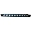 Image de DEXLAN Panneau 1U 16 ports STP keystone avec support cables