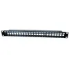 Image de DEXLAN Panneau 1U 24 ports STP keystone avec support cables