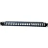 Image de Panneau 1u 24 Ports Stp Keystone Avec Support Cables