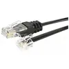 Image de Exertis Connect Câble téléphonique, noir, 3.0 m, Téléphone : accessoires
