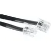 Image de Cordon Téléphonique Rj11 Noir - 2 M