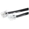 Image de Exertis Connect Câble téléphonique, noir, 5,0 m, Téléphone : accessoires
