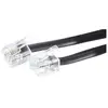 Image de Exertis Connect Câble de connexion modulaire, RJ11 mâle (6P4C) / RJ11 mâle (6P4C), noir, 10,0 m, Téléphone : accessoires
