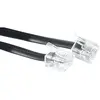 Image de Cordon Téléphonique Rj11 Noir - 30 M