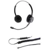 Image de Casque PC DACOMEX Perle 292013 (T-27) Filaire Micro Flex Antibruit Noir