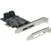 Image de Carte Pcie Sata Iii 6gbps 4 Ports Internes Et 2 Esata Ext