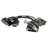 Image de Carte PCI-Express 1X - 2xRS232 +1xParallele Low Profile