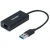 Image de Dexlan Convertisseur réseau USB 3.0 aluminium Gigabit Ethernet (USB), Adaptateur réseau, Argent