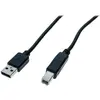 Image de Exertis Connect Câble USB 2.0 High Speed, USB mâle A/ USB mâle B, noir, 5,0 M (5 m, USB 2.0), Câble USB