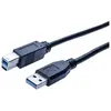 Image de Exertis Connect Câble USB 3.0, USB 3.0 St. A / USB 3.0 St. B, noir, 3.0 m Prend en charge les taux de transfert (3 m, USB 2.0, USB 3.2 Gen 1), Câble USB
