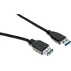 Image de Rallonge Usb 3.0 Type A Et A Noire - 30 M