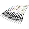 Image de Exertis Connect Fibre optique pigtails, colorés, 12 x connecteurs, OS2 mono-mode, ST/UPC, 2,0 m12 pigtails de (2 m), Câble réseau
