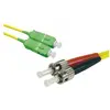 Image de Générique SC-APC/ST-UPC duplex monomode OS2 9/125 fibre patch cable yellow - 3 m (3 m), Câble réseau