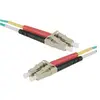 Image de Exertis Connect Câble patch FO HD, 50/125 µm, fibre OM3, LC duplex mâle/femelle, aqua, 0,5 m UPC coupe UPC (0.50 m), Câble réseau