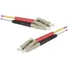 Image de Exertis Connect Câble patch FO HD, 50/125 µm, fibre OM4, LC duplex mâle/femelle, erika-violet, 0,5 m UPC (0.50 m), Câble réseau