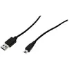 Image de Exertis Connect Câble Mini USB 2.0, USB A / USB 5 broches mini B, 5,0 m Le câble de connexion le plus utilisé. (5 m, USB 2.0), Câble USB