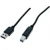 Image de Exertis Connect Câble USB 2.0, USB A / USB B, noir, 3.0 m Câble USB économique pour les applications standard. (3 m, USB 2.0), Câble USB