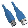 Image de Cordon USB 3.0 type A / B noir - 1,8 m