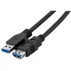 Image de Exertis Connect Câble d'extension USB 3.0, USB 3.0 mâle. A / USB 3.0 Bu. A, noir, 1,8 m (1.80 m), Câble USB