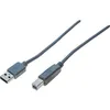 Image de Cordon Usb 2.0 A / B Gris - 50 M