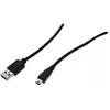 Image de Exertis Connect Hypertec 532516-HY - 1 m - USB A - Mini-USB B - USB 2.0 - 480 Mbit/s - Noir (1 m, USB 2.0), Câble USB