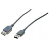 Image de Générique Câble d'extension USB2.0 un mâle / un femelle gris - 0.40 m (0.40 m, USB 2.0), Câble USB