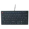Image de exertis Connect - Clavier - avec pavé tactile à 2 boutons - lavable - USB - AZERTY - Français - noir