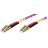 Image de Ekivalan LWL Duplex Patchkabel OM4, 50/125 µm, LC/LC, erikaviolett, 2,0 m (2 m), Câble réseau