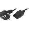 Image de Cordon D'alimentation Pc Cee7 / C13 Noir - 50 M