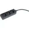 Image de Multiprise 3 Prises Sans Interrupteur Noire - 15 M
