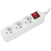 Image de Multiprise 3 Prises Avec Interrupteur Blanche - 15 M