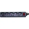 Image de Multiprise 5 Prises Avec Interrupteur Noire - 15 M