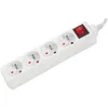 Image de Multiprise 4 Prises Avec Interrupteur Blanche - 15 M