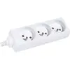 Image de Multiprise 3 Prises Sans Interrupteur Blanche - 40 M