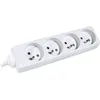 Image de Multiprise 4 Prises Sans Interrupteur Blanche - 08 M