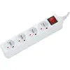 Image de Multiprise 4 Prises Avec Interrupteur Blanche - 08 M