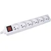 Image de Multiprise 6 Prises Avec Interrupteur Blanche - 08 M