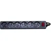 Image de Multiprise 6 Prises Avec Interrupteur Noire - 15 M