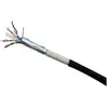 Image de Exertis Connect Câble patch F/UTP, CAT.6, résistant à l'eau, noir, 1,0 m Câble patch résistant à l'eau avec un... (F/UTP, CAT6, 1 m), Câble réseau